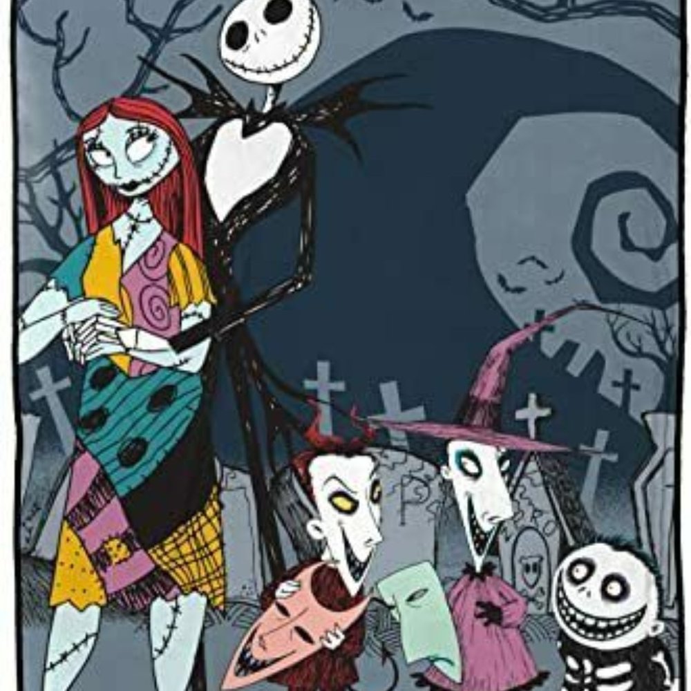 Nightmare Before Christmas Plush Blanket 60"X80"
